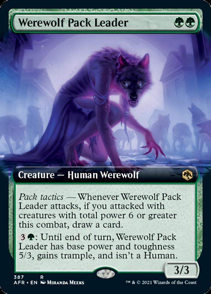 Werewolf Pack Leader (Extended Art) [Dungeons & Dragons: Adventures in the Forgotten Realms] | Game Grid - Logan