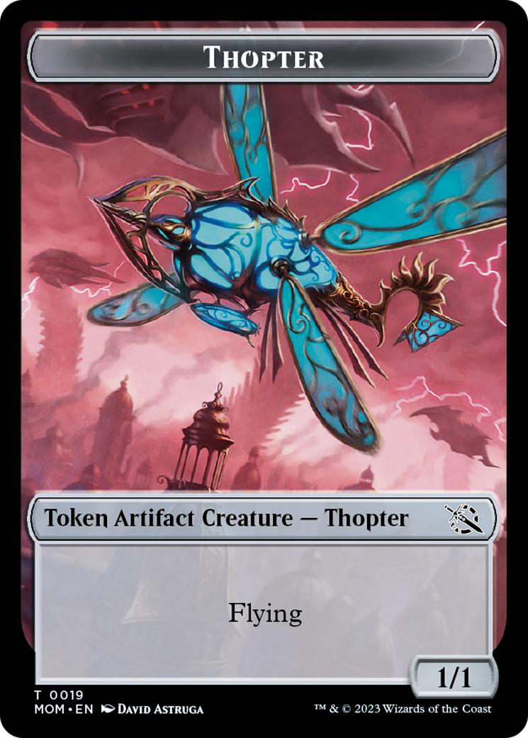 First Mate Ragavan // Thopter Double-Sided Token [March of the Machine Tokens] | Game Grid - Logan