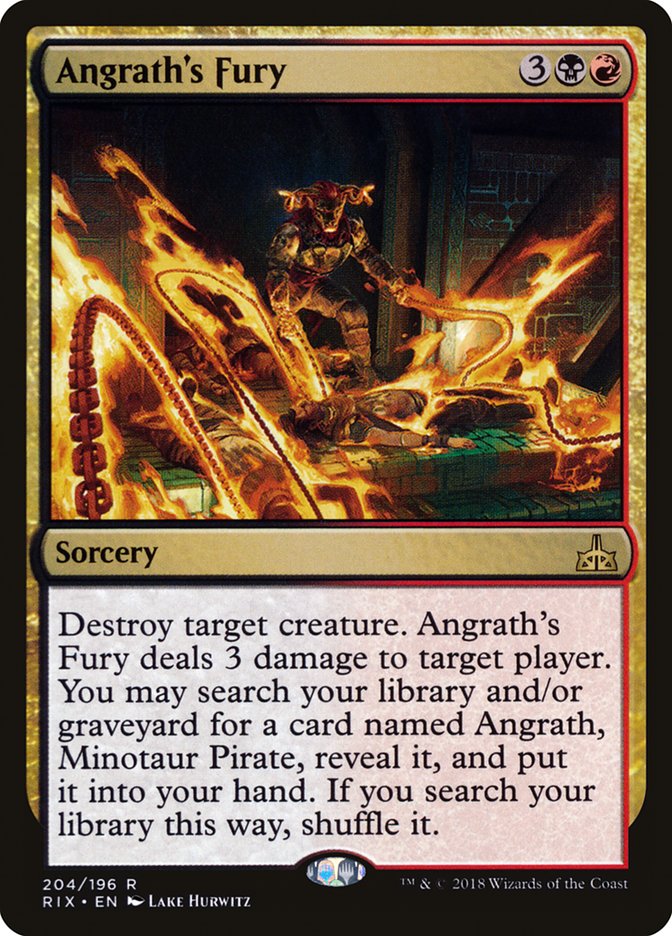 Angrath's Fury [Rivals of Ixalan] | Game Grid - Logan