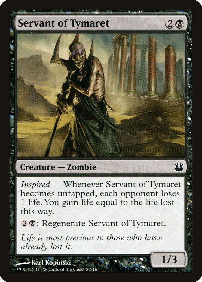 Servant of Tymaret [Born of the Gods] | Game Grid - Logan