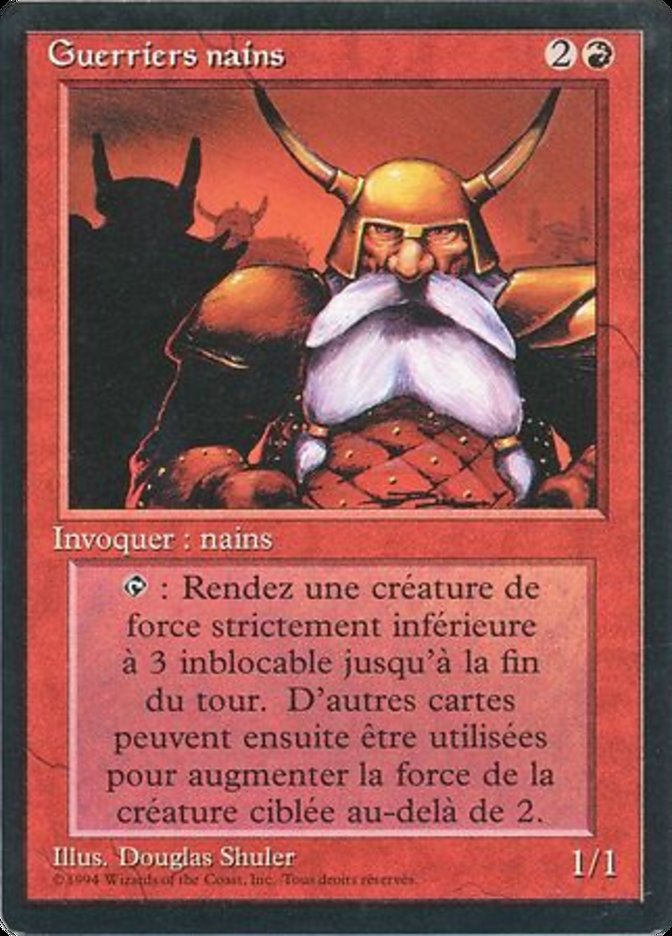 Dwarven Warriors [Foreign Black Border] | Game Grid - Logan