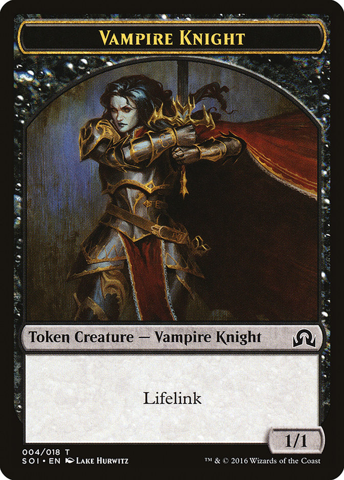 Vampire Knight Token [Shadows over Innistrad Tokens] | Game Grid - Logan