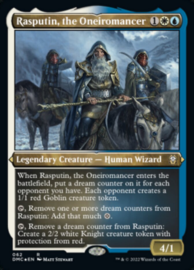 Rasputin, the Oneiromancer (Foil Etched) [Dominaria United Commander] | Game Grid - Logan