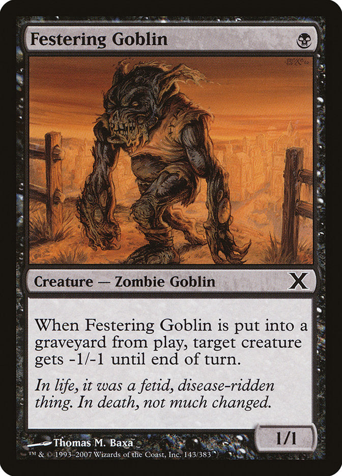 Festering Goblin [Tenth Edition] | Game Grid - Logan