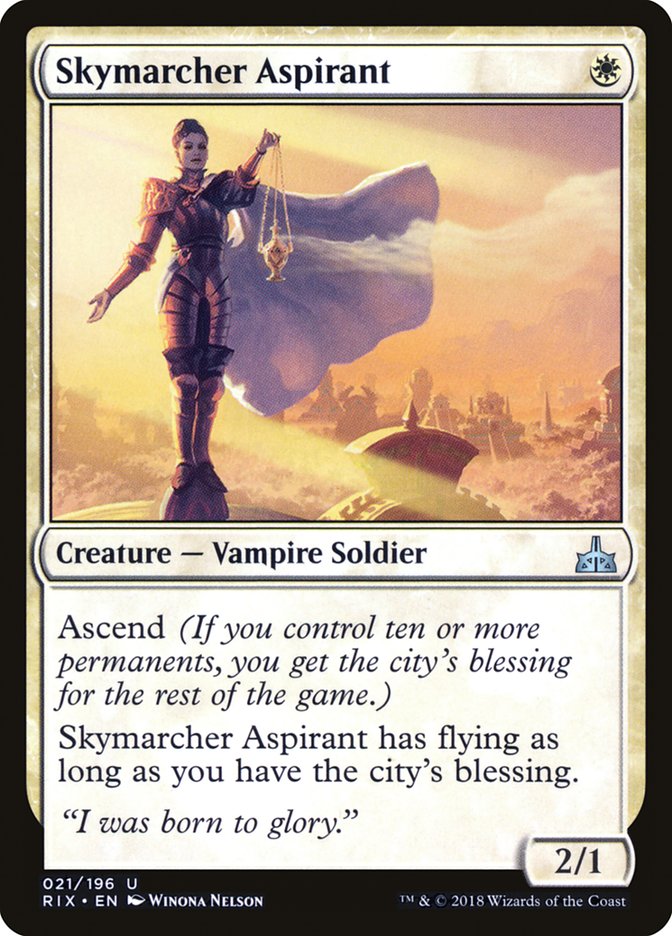 Skymarcher Aspirant [Rivals of Ixalan] | Game Grid - Logan