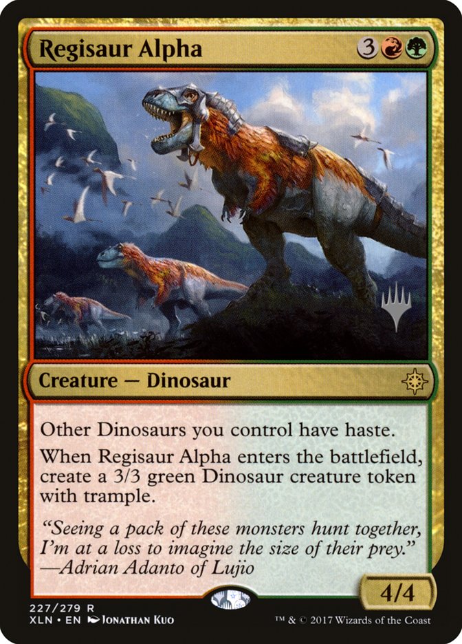 Regisaur Alpha (Promo Pack) [Ixalan Promos] | Game Grid - Logan