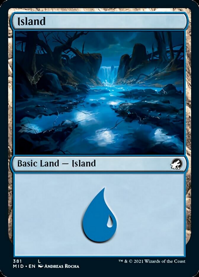 Island (381) [Innistrad: Midnight Hunt] | Game Grid - Logan