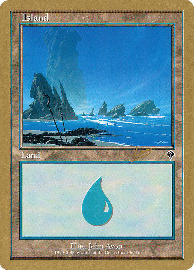 Island (rl336) (Raphael Levy) [World Championship Decks 2002] | Game Grid - Logan