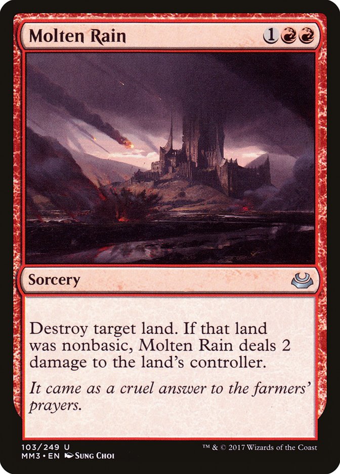 Molten Rain [Modern Masters 2017] | Game Grid - Logan