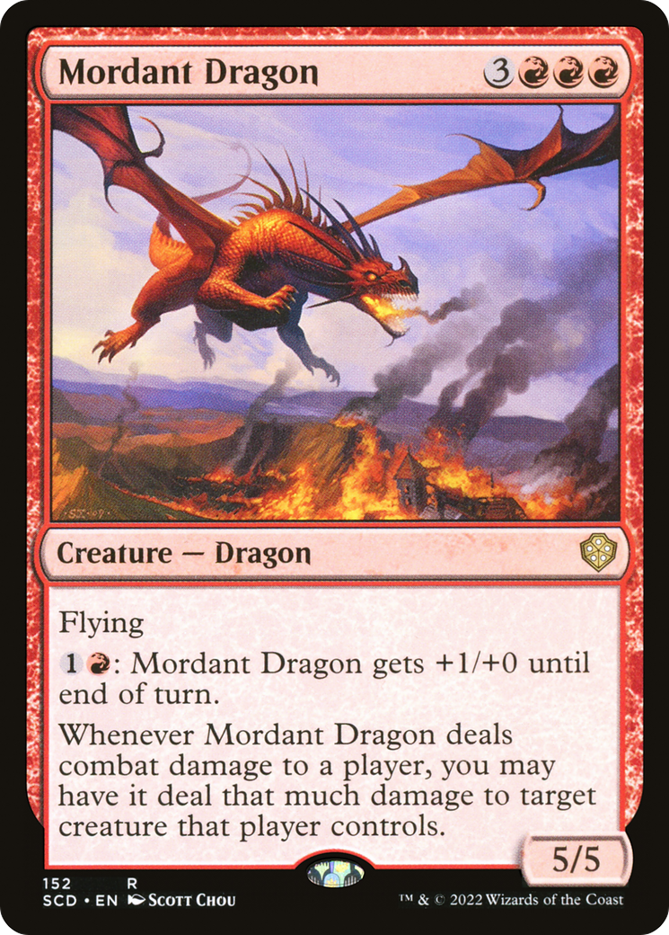 Mordant Dragon [Starter Commander Decks] | Game Grid - Logan