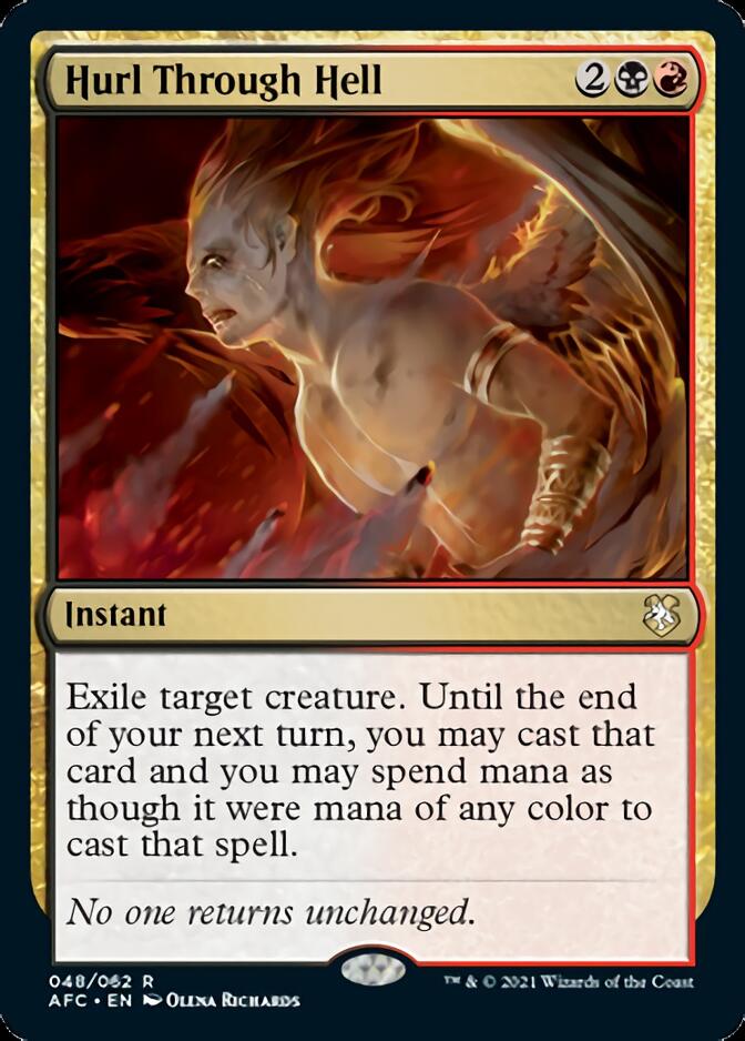 Hurl Through Hell [Dungeons & Dragons: Adventures in the Forgotten Realms Commander] | Game Grid - Logan