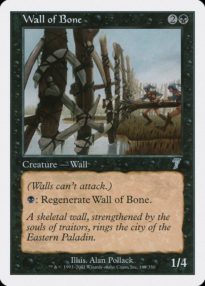 Wall of Bone [Seventh Edition] | Game Grid - Logan