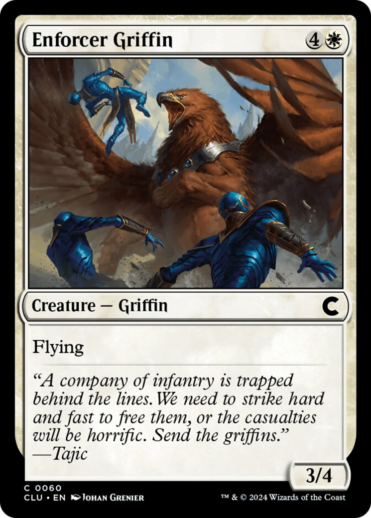 Enforcer Griffin [Ravnica: Clue Edition] | Game Grid - Logan