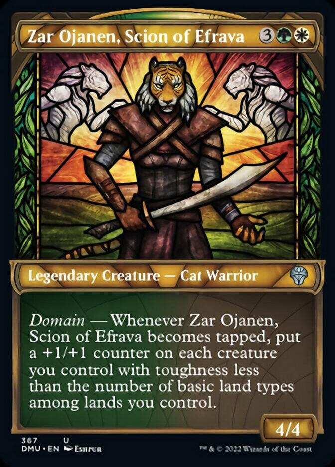 Zar Ojanen, Scion of Efrava (Showcase Textured) [Dominaria United] | Game Grid - Logan