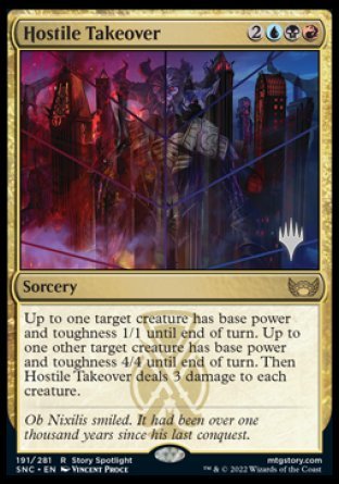 Hostile Takeover (Promo Pack) [Streets of New Capenna Promos] | Game Grid - Logan