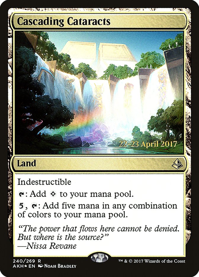 Cascading Cataracts [Amonkhet Prerelease Promos] | Game Grid - Logan