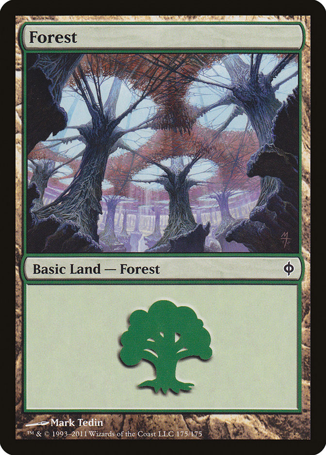 Forest (175) [New Phyrexia] | Game Grid - Logan
