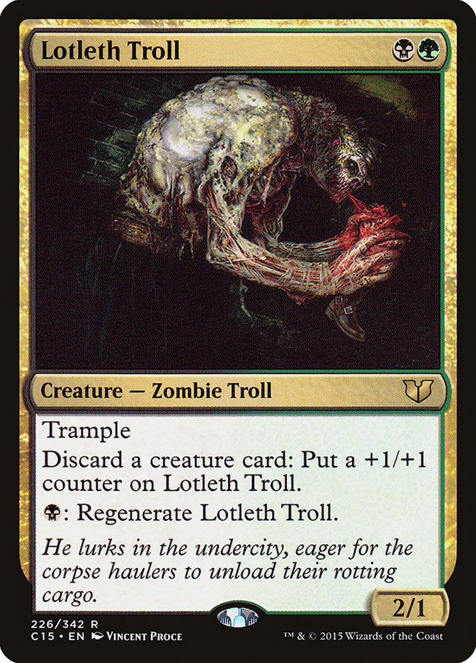Lotleth Troll [Commander 2015] | Game Grid - Logan