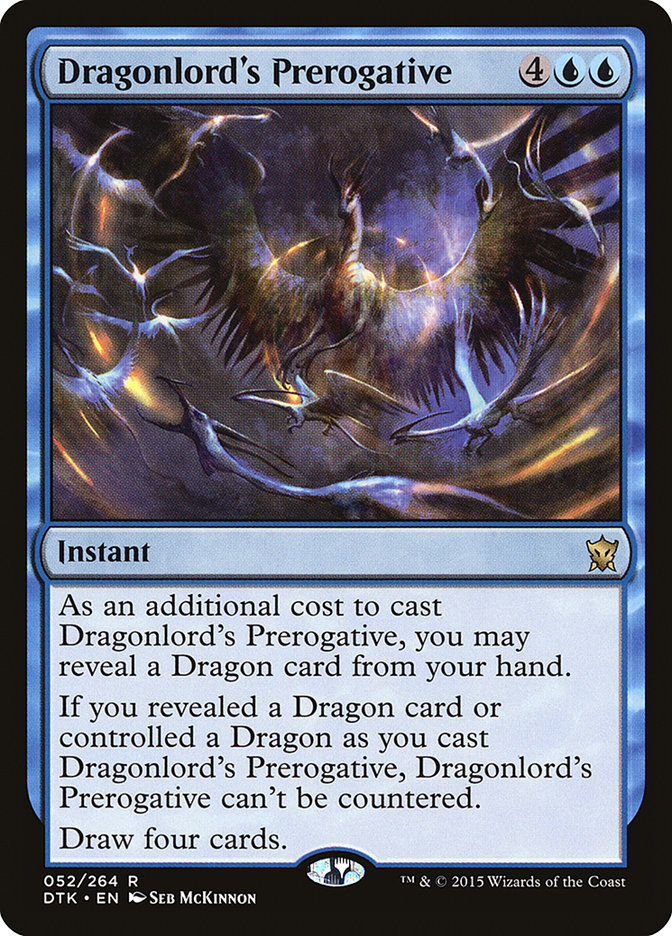 Dragonlord's Prerogative [Dragons of Tarkir] | Game Grid - Logan