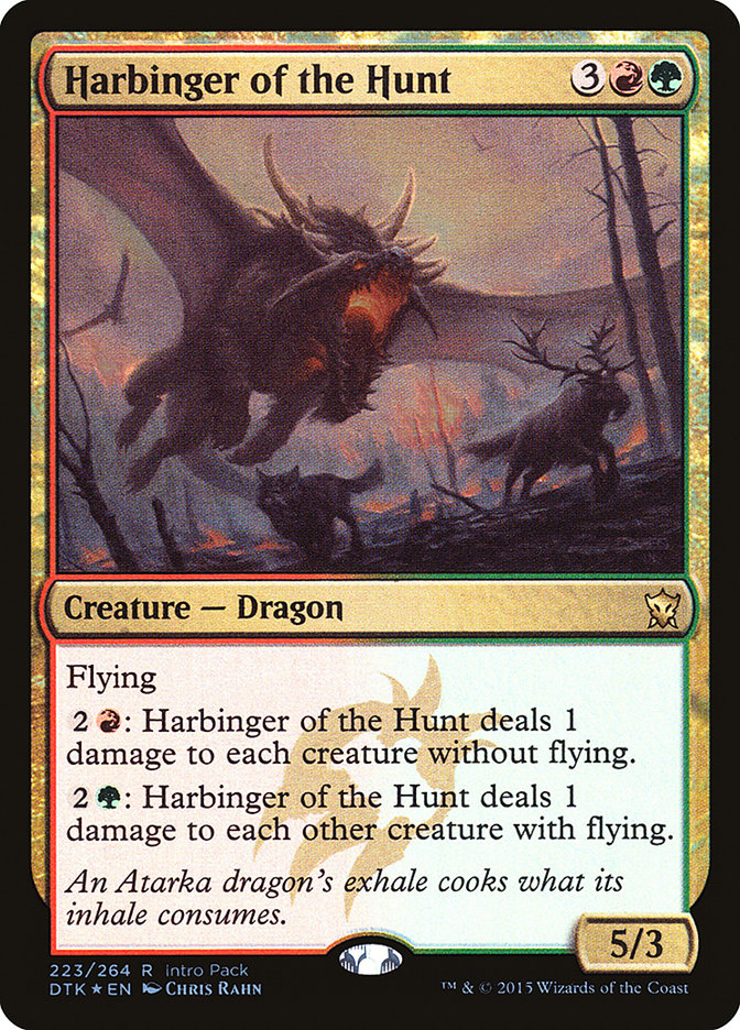 Harbinger of the Hunt (Intro Pack) [Dragons of Tarkir Promos] | Game Grid - Logan
