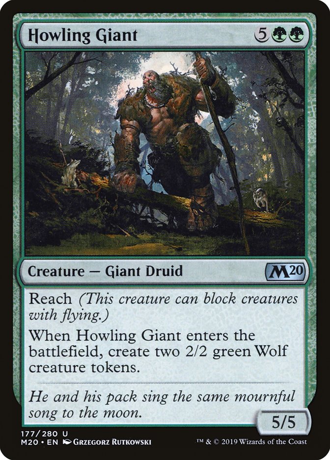 Howling Giant [Core Set 2020] | Game Grid - Logan