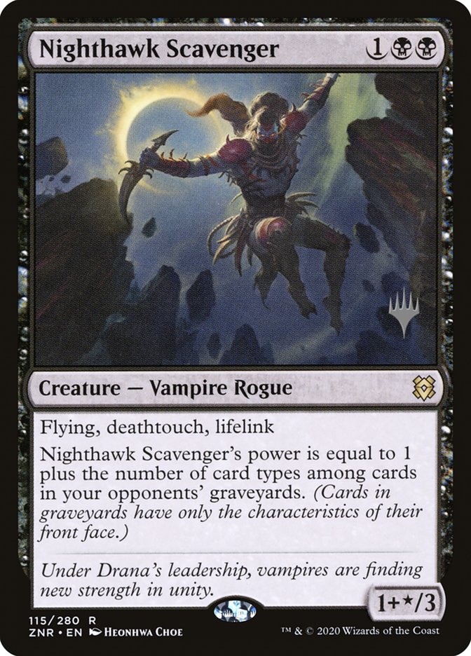 Nighthawk Scavenger (Promo Pack) [Zendikar Rising Promos] | Game Grid - Logan