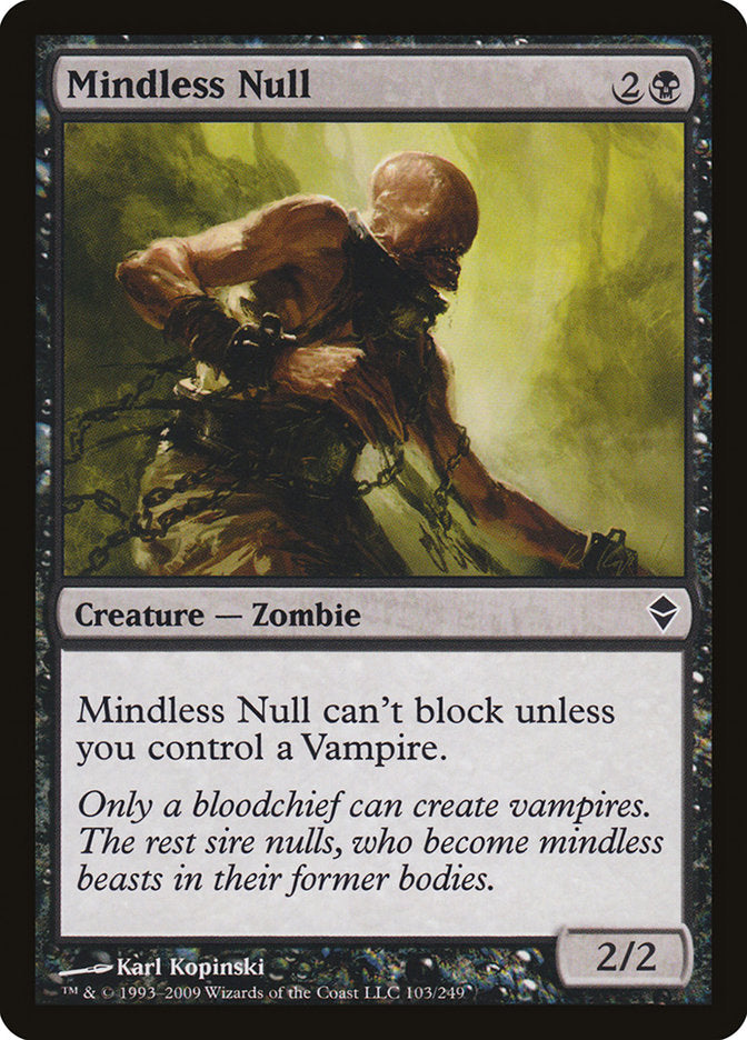 Mindless Null [Zendikar] | Game Grid - Logan