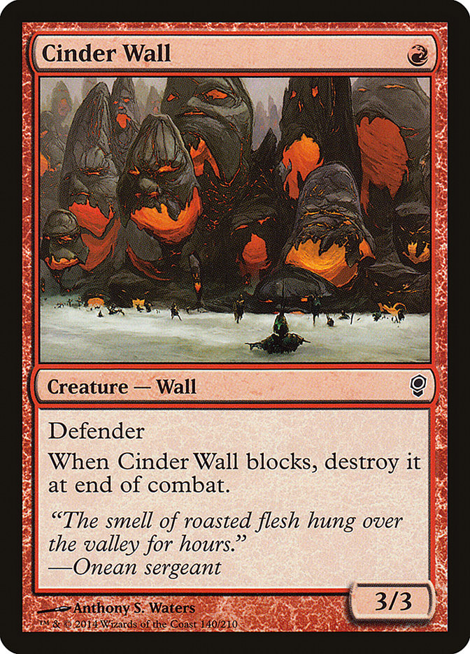 Cinder Wall [Conspiracy] | Game Grid - Logan