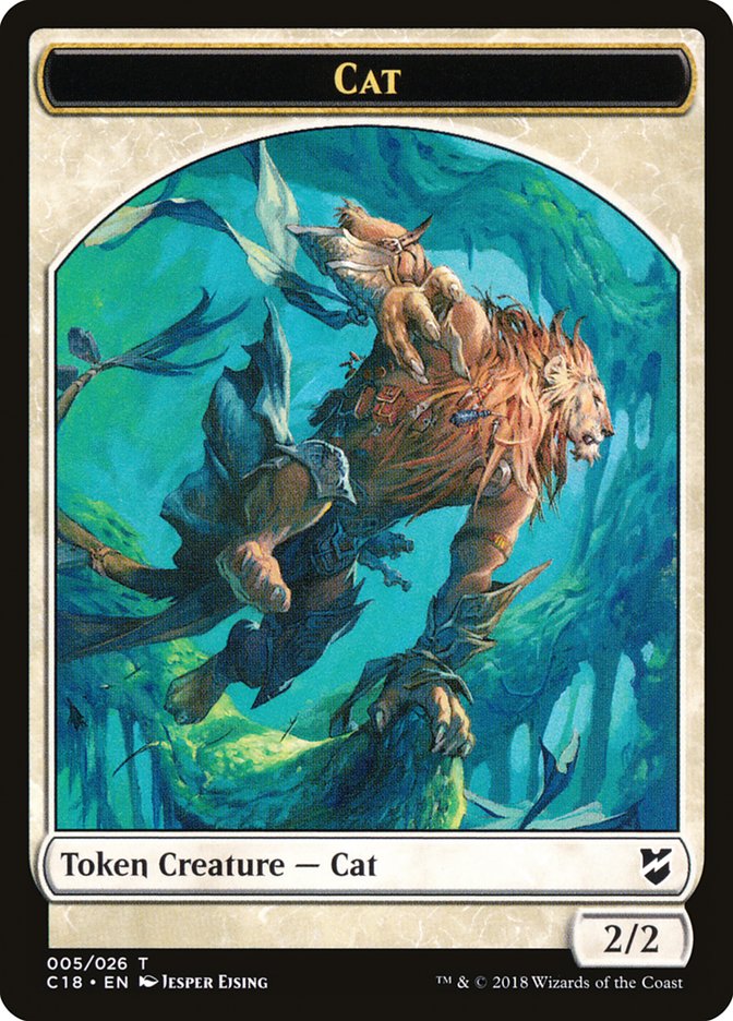 Cat Token [Commander 2018 Tokens] | Game Grid - Logan