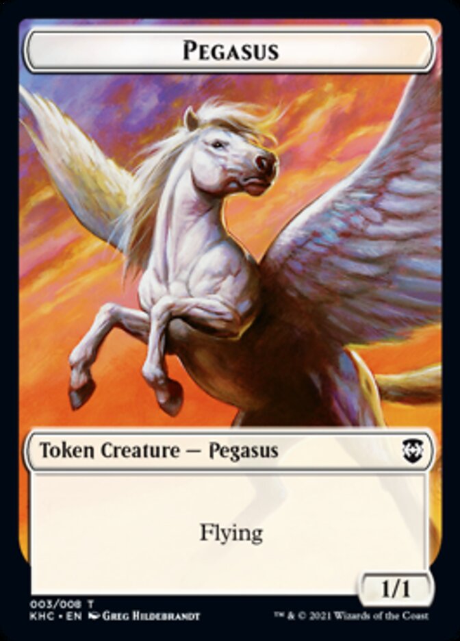 Pegasus Token [Kaldheim Commander Tokens] | Game Grid - Logan