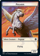 Pegasus // Faerie Double-Sided Token [Starter Commander Decks] | Game Grid - Logan
