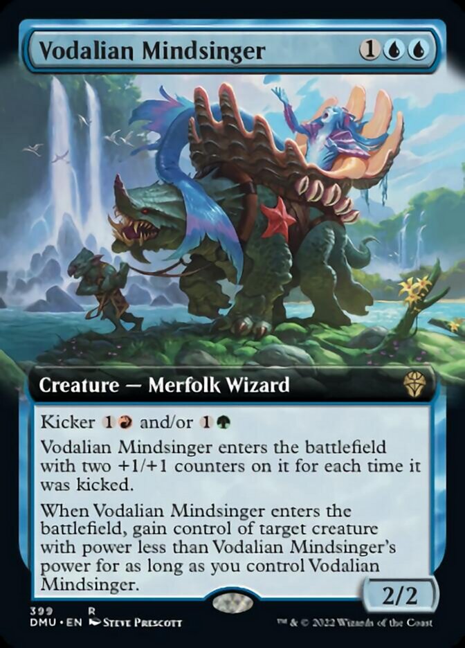 Vodalian Mindsinger (Extended Art) [Dominaria United] | Game Grid - Logan