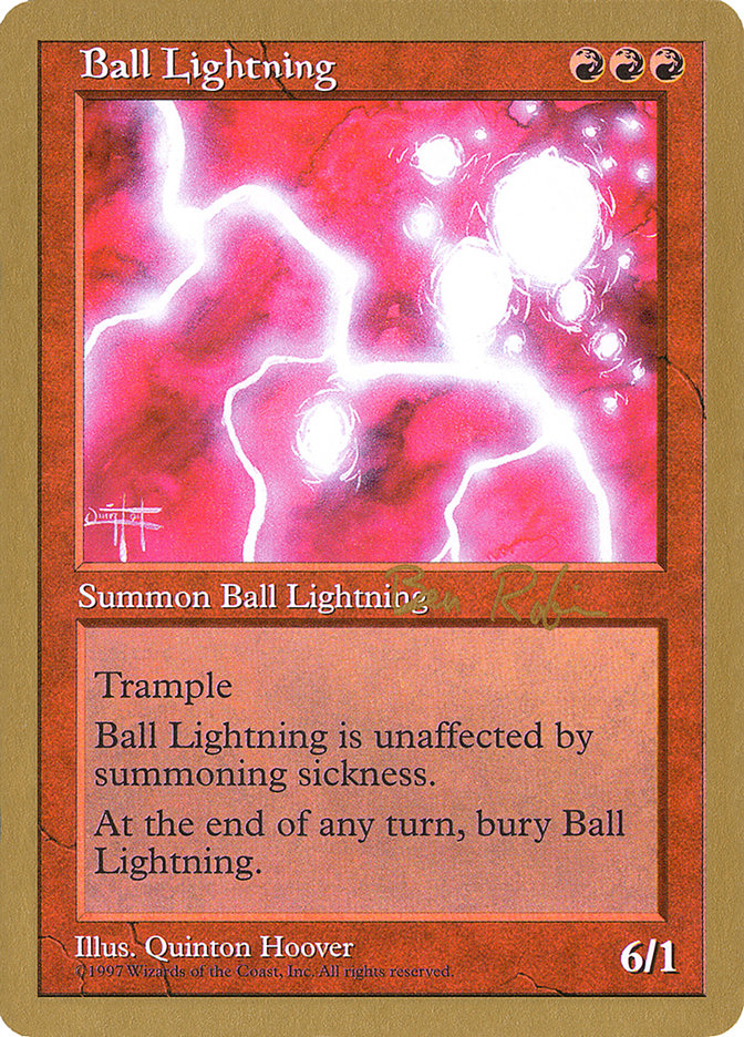 Ball Lightning (Ben Rubin) [World Championship Decks 1998] | Game Grid - Logan
