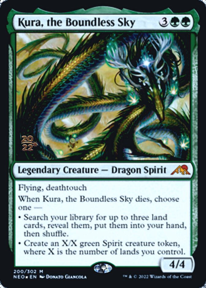 Kura, the Boundless Sky [Kamigawa: Neon Dynasty Prerelease Promos] | Game Grid - Logan