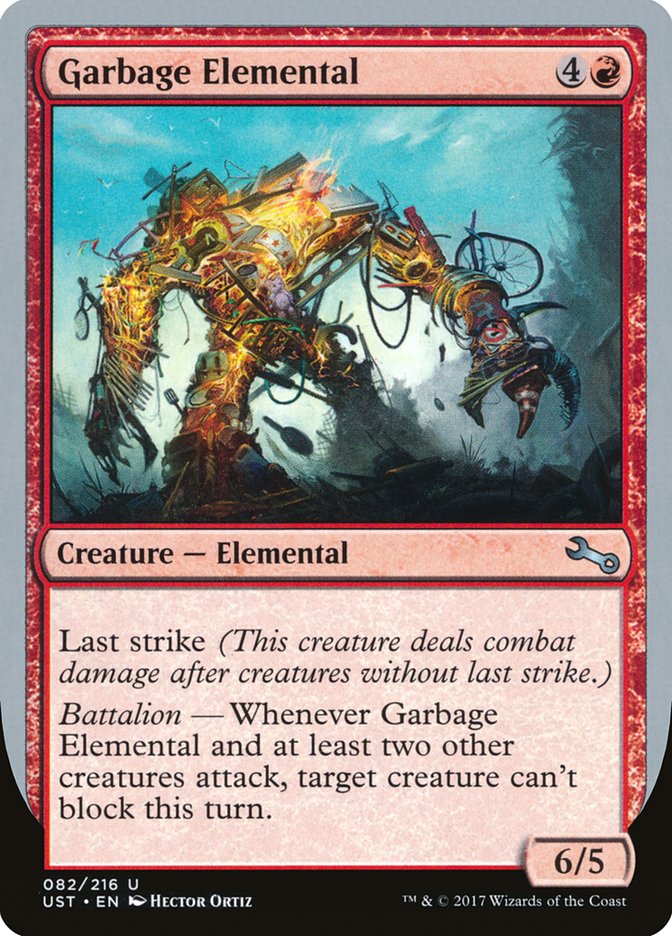 Garbage Elemental (6/5 Creature) [Unstable] | Game Grid - Logan
