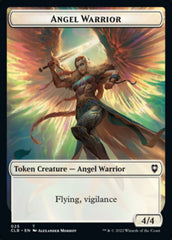 Kor Warrior // Angel Warrior Double-Sided Token [Commander Legends: Battle for Baldur's Gate Tokens] | Game Grid - Logan