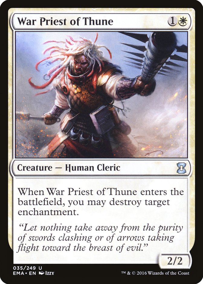 War Priest of Thune [Eternal Masters] | Game Grid - Logan