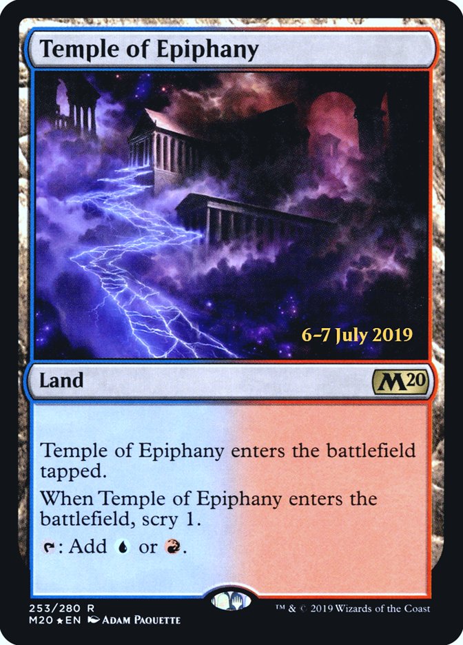 Temple of Epiphany [Core Set 2020 Prerelease Promos] | Game Grid - Logan