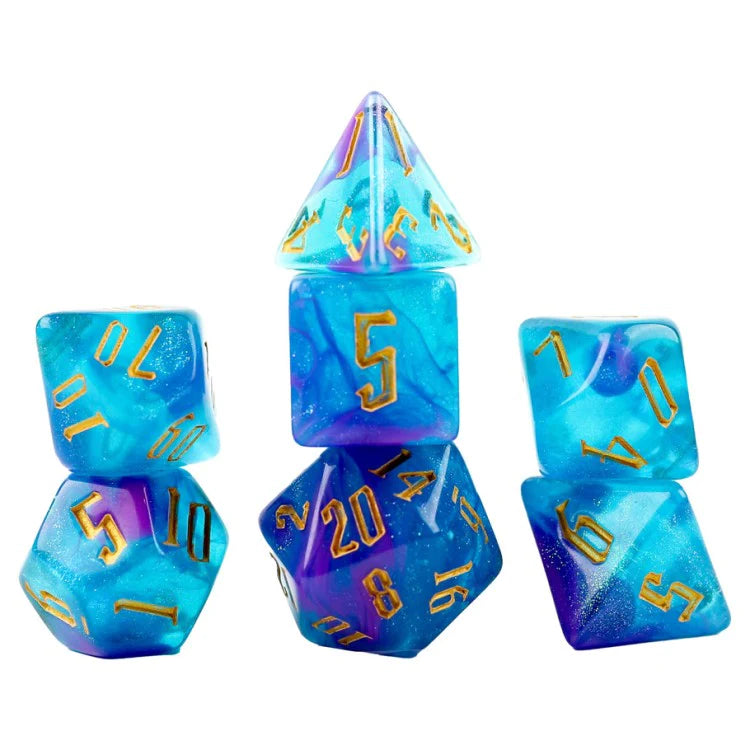 Sirius Dice: Cerulean Nebula RPG Set | Game Grid - Logan