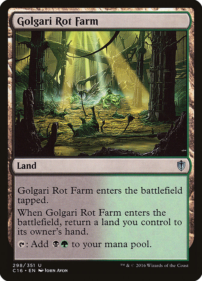 Golgari Rot Farm [Commander 2016] | Game Grid - Logan