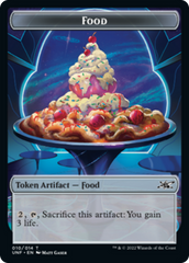 Cat // Food (10) Double-Sided Token [Unfinity Tokens] | Game Grid - Logan