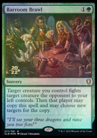 Barroom Brawl [Commander Legends: Battle for Baldur's Gate Prerelease Promos] | Game Grid - Logan