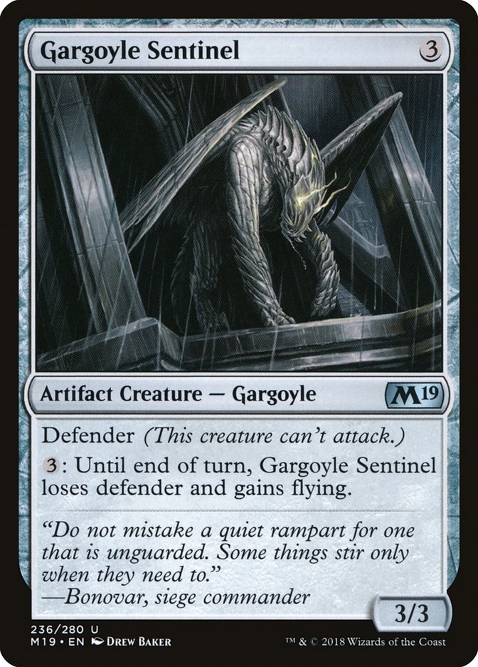 Gargoyle Sentinel [Core Set 2019] | Game Grid - Logan