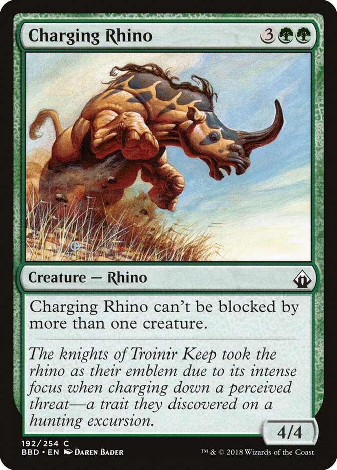 Charging Rhino [Battlebond] | Game Grid - Logan