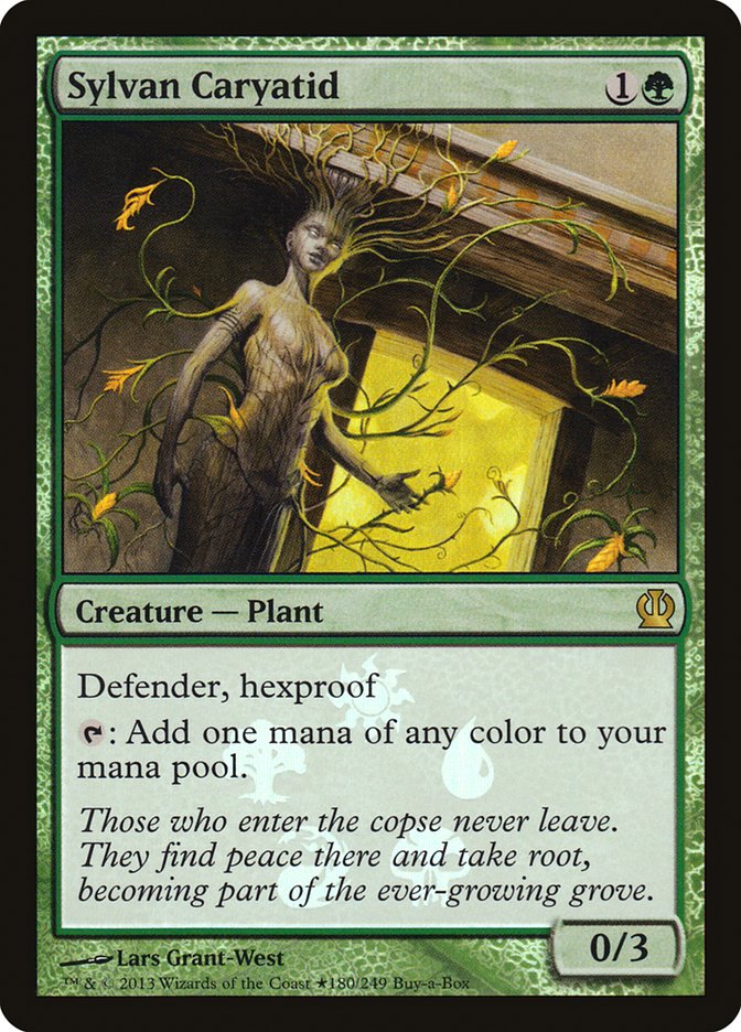 Sylvan Caryatid (Buy-A-Box) [Theros Promos] | Game Grid - Logan