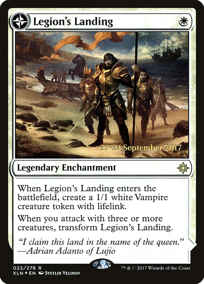 Legion's Landing // Adanto, the First Fort [Ixalan Prerelease Promos] | Game Grid - Logan