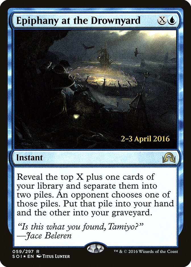 Epiphany at the Drownyard [Shadows over Innistrad Prerelease Promos] | Game Grid - Logan