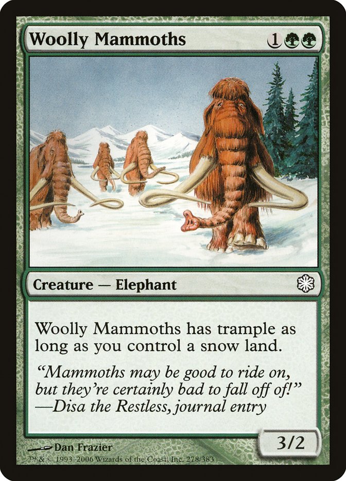 Woolly Mammoths [Coldsnap Theme Decks] | Game Grid - Logan