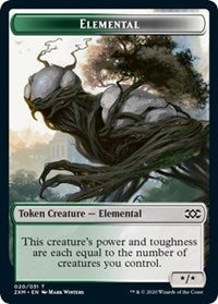 Elemental // Shapeshifter Double-Sided Token [Double Masters Tokens] | Game Grid - Logan