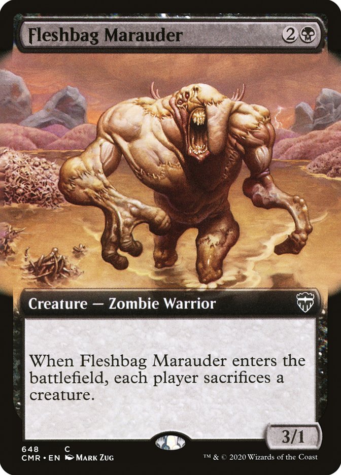 Fleshbag Marauder (Extended Art) [Commander Legends] | Game Grid - Logan